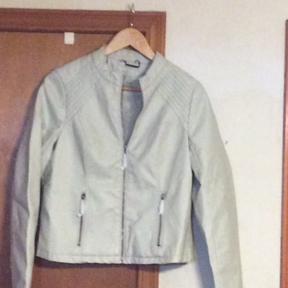 Faux Leather Junior’s Jacket